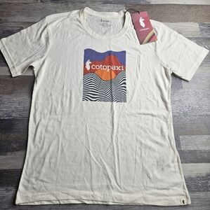 Cotopaxi NEW Vibe Organic Tshirt Women's Medium Medium In Bone